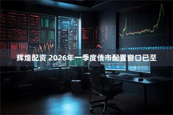辉煌配资 2026年一季度债市配置窗口已至